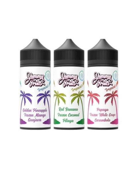 Yummy Fruits Tropical Frozen 100ml Shorfill 0mg (70VG/30PG)