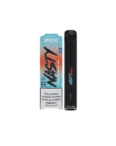 20mg Nasty Fix Disposable Vape Pod 675 Puffs