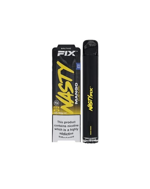 20mg Nasty Fix Disposable Vape Pod 675 Puffs