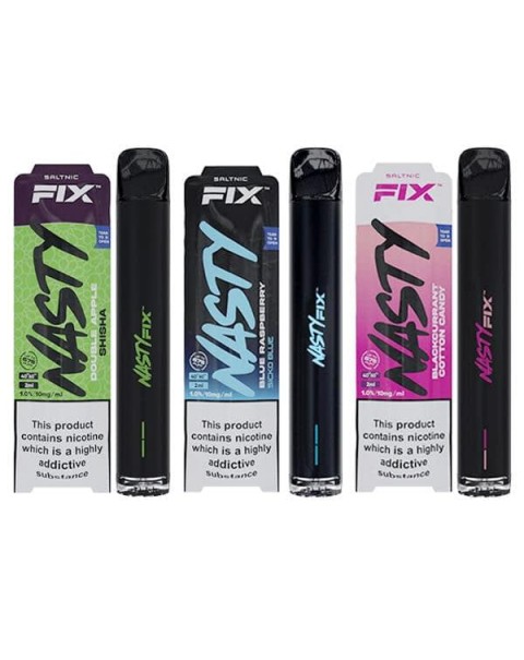 20mg Nasty Fix Disposable Vape Pod 675 Puffs