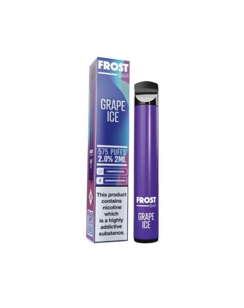 20mg Frost Bar Disposable Vape Kit 575 Puffs