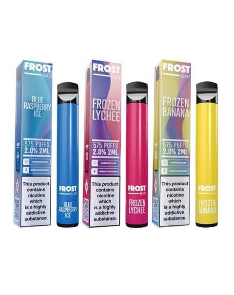 20mg Frost Bar Disposable Vape Kit 575 Puffs