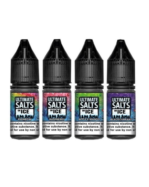 20mg Ultimate Puff Salts On Ice 10ml Flavoured Nic Salts (50VG/50PG)