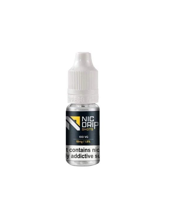 18mg Nic Drip Flavourless Nicotine Shot 10ml (100V...