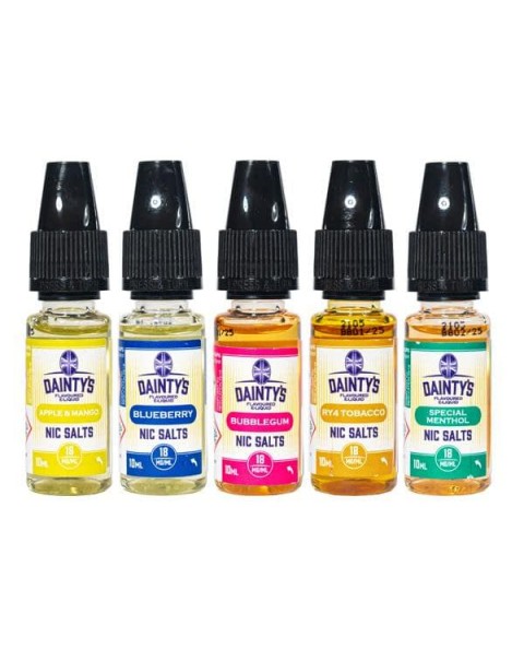 18mg Dainty’s Nic Salt 10ml (50VG/50PG)